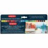 Художественный набор Derwent Inktense Paint Pan, 24 цвета+кисть с резервуаром (5028252594561)