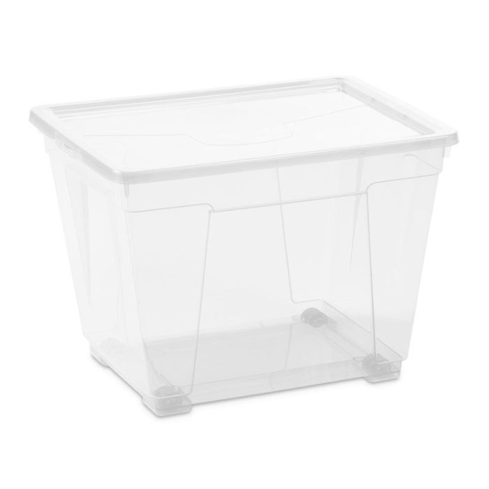 Контейнер для хранения DEA home Easy прямоугольный на колесах Прозрачный 20 л (20078)