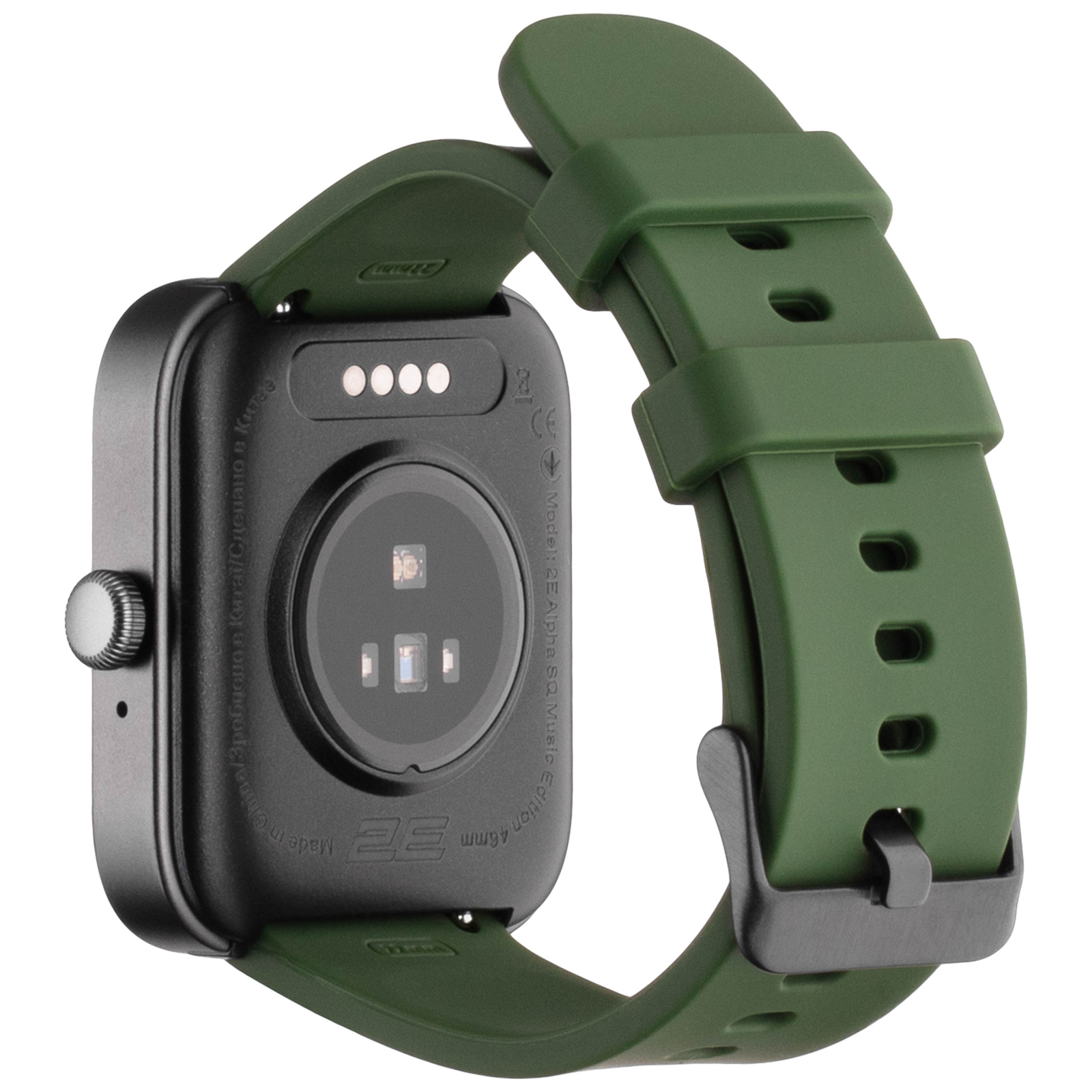 Смарт-часы 2E Alpha SQ Music Edition 46mm Black-Green (2E-CWW40BKGN) изображение 4