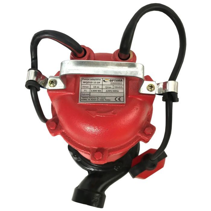 Погружной насос Optima фекальный WQD 10-15DF, 10000 л/ч, 1.3кВт, 230В (12093) изображение 2