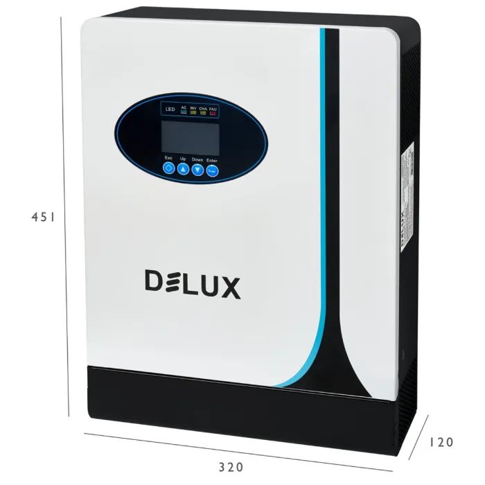 Солнечный инвертор Delux NKH-PRO-5KW 48V 80А MPPT (90021796) изображение 2