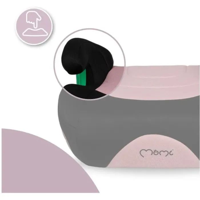 Автокрісло MoMi VENKO бустер (22-36 кг) pink (FOSA00024) зображення 3