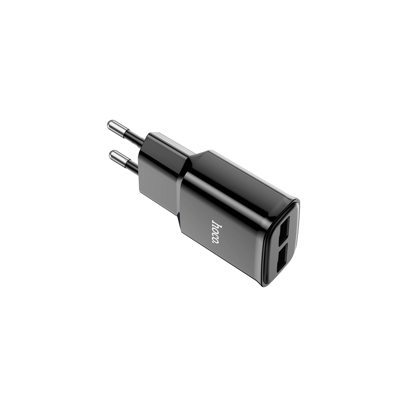 Зарядное устройство HOCO C88A Star round dual port charger set(iP) Black (6931474749505) изображение 3