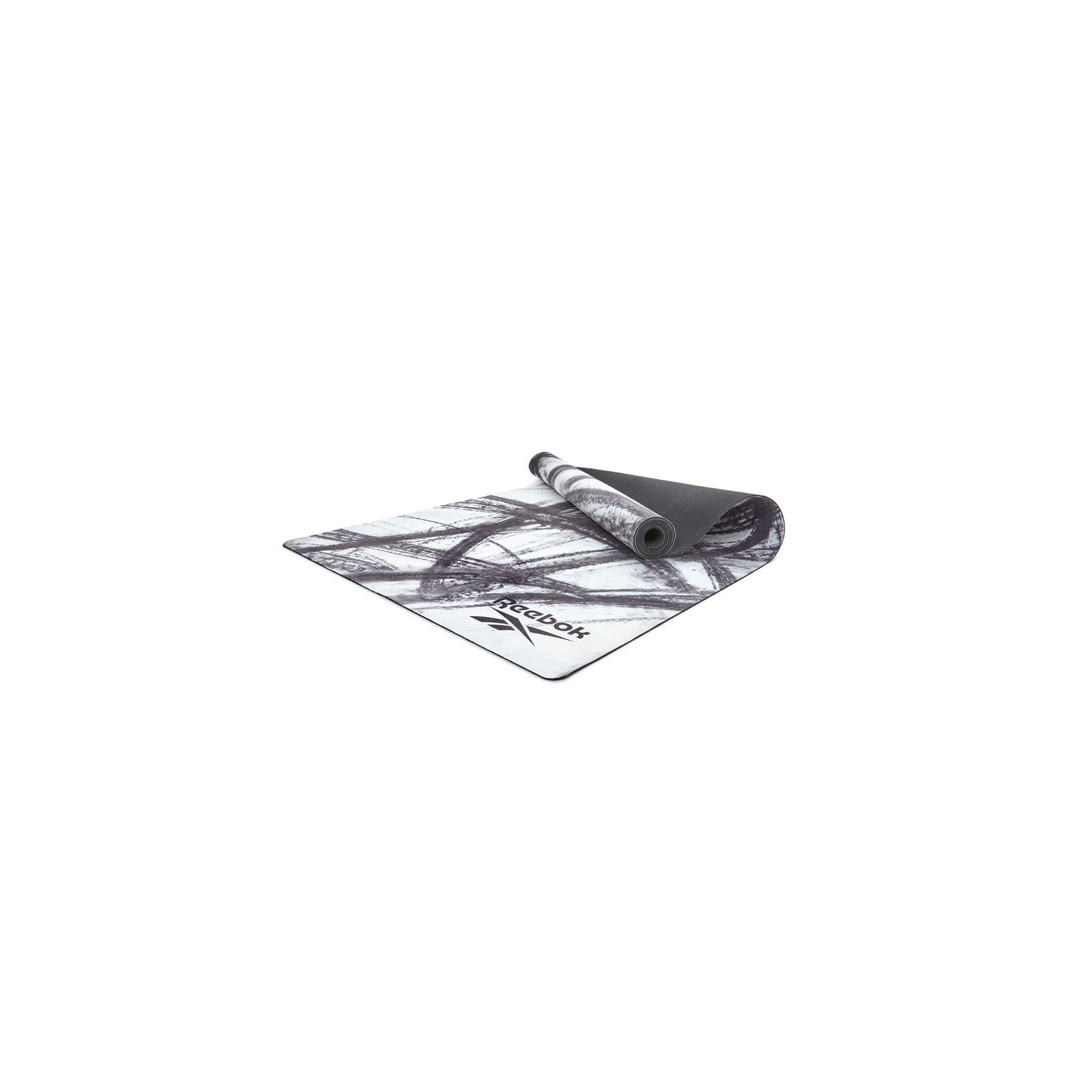 Килимок для йоги Reebok Natural Rubber Yoga Mat білий, сірий, мармур RAYG-11080OM (885652020923) зображення 10