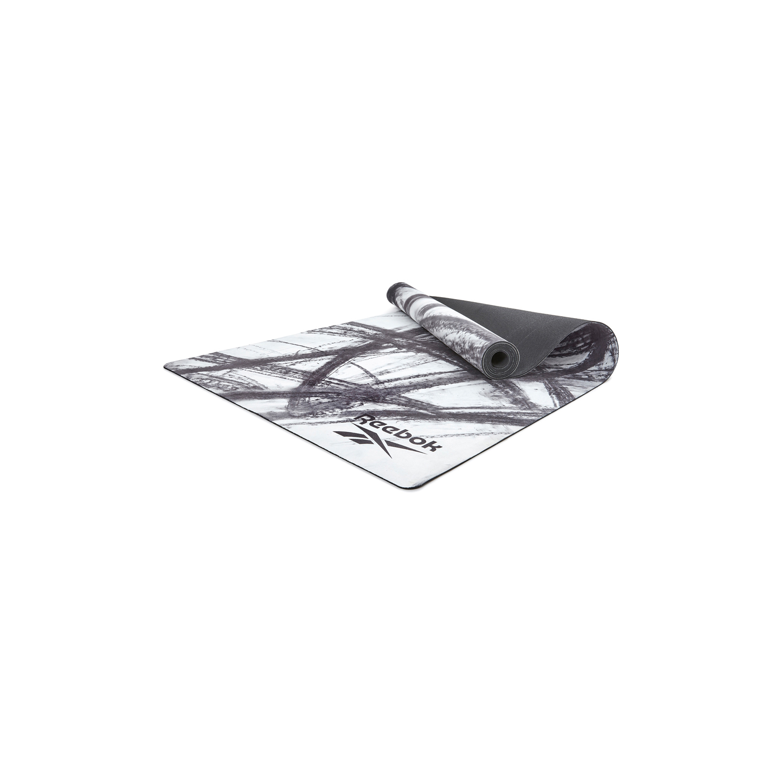 Килимок для йоги Reebok Natural Rubber Yoga Mat білий, сірий, мармур RAYG-11080OM (885652020923) зображення 7