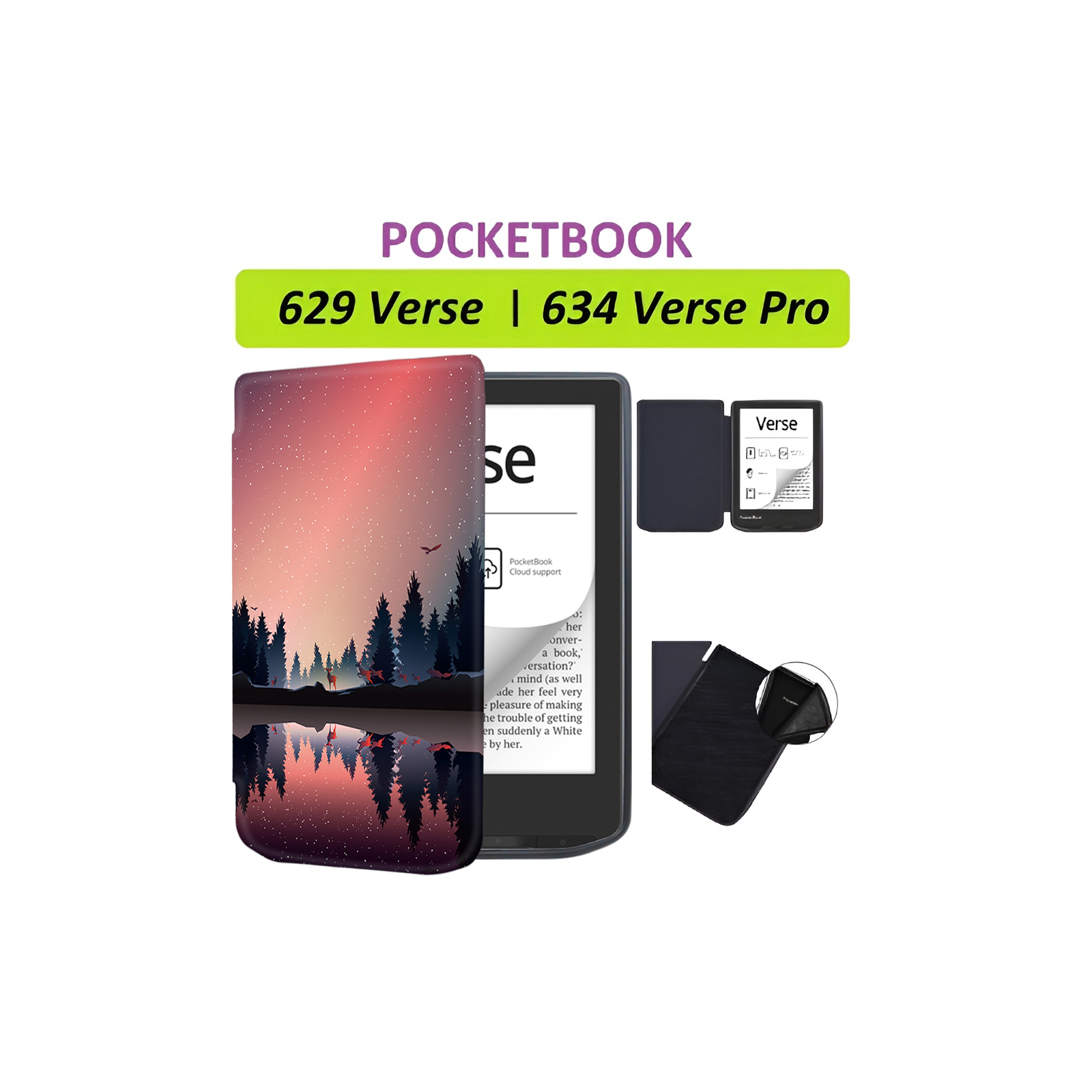 Чохол до електронної книги BeCover Smart Case PocketBook 629 Verse / 634 Verse Pro 6" Library (710974) зображення 7