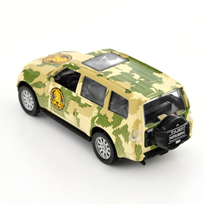 Машина TechnoDrive Автомодель серії Шеврони Героїв - Mitsubishi Pajero 4WD Tubro - 47 ОМБр (250361M) зображення 10