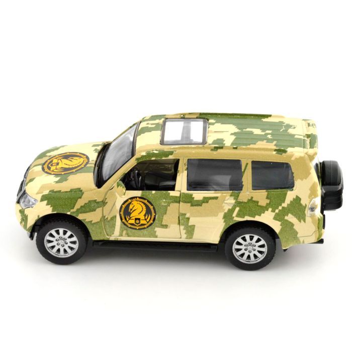 Машина TechnoDrive Автомодель серії Шеврони Героїв - Mitsubishi Pajero 4WD Tubro - 47 ОМБр (250361M) зображення 9