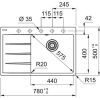 Мойка кухонная Franke Centro (114.0630.469) изображение 3