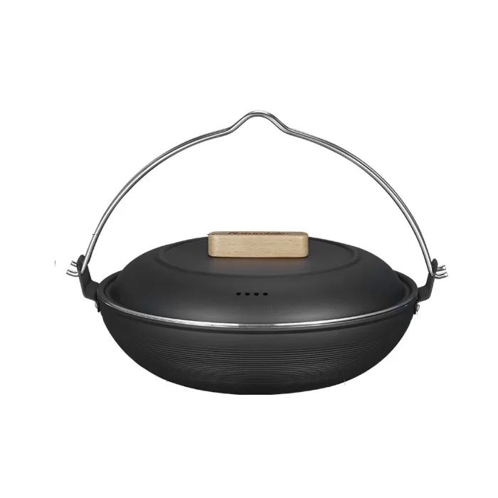Сковорода туристическая Naturehike Сотейник із кришкою CNK2300CJ014 алюміній (6976023925245)