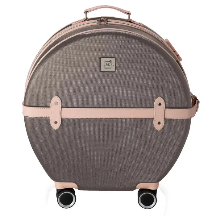 Чемодан Semi Line 20" S T5673-2 Brown/Pink Cream (DAS302678) изображение 2