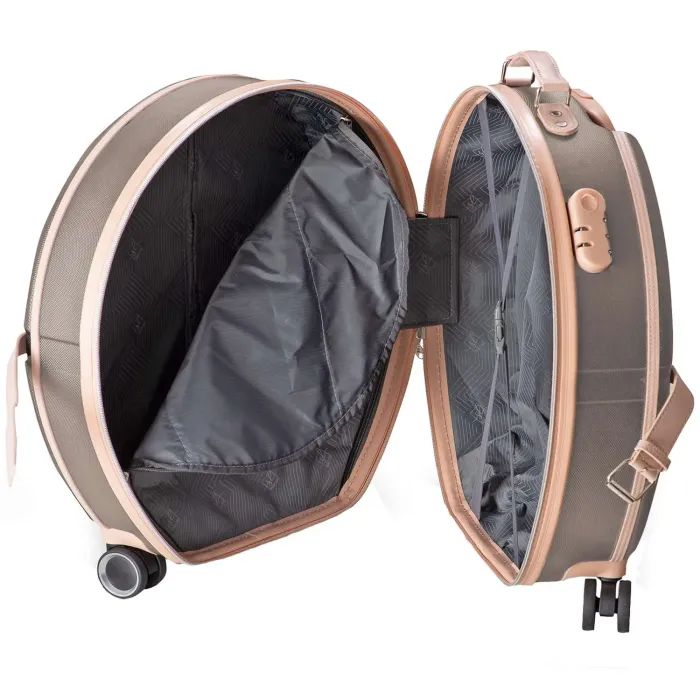Чемодан Semi Line 20" S T5673-2 Brown/Pink Cream (DAS302678) изображение 6