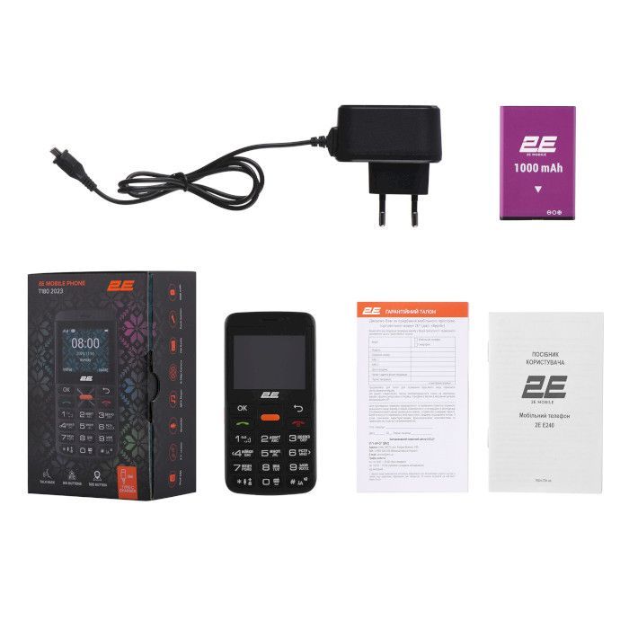 Мобильный телефон 2E T180 MAX Black (688130251051) изображение 11