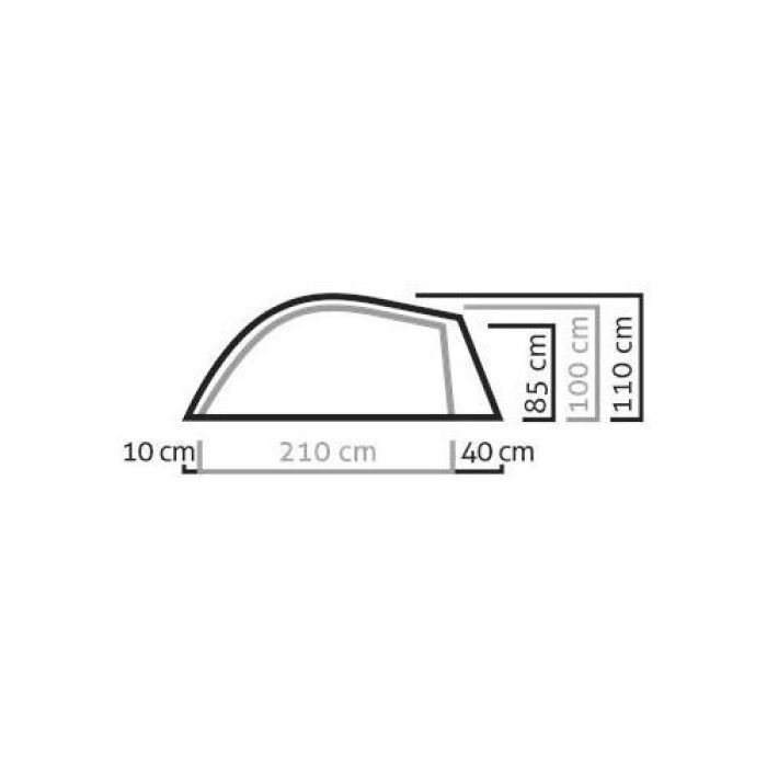 Палатка Salewa Litetrek II 5622 5315 - UNI - сірий (013.003.0864) изображение 10