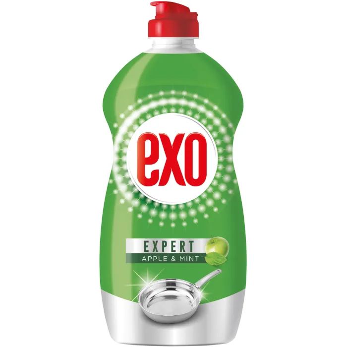 Средство для ручного мытья посуды Exo Expert Apple & Mint 400 мл (3800024046681)
