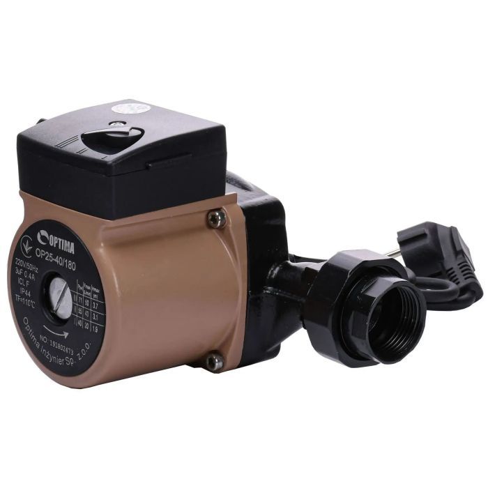 Циркуляционный насос Optima OP25-40-180, G 1 1/4", 10 бар, 180мм, 71Вт, 230В (8120) изображение 3