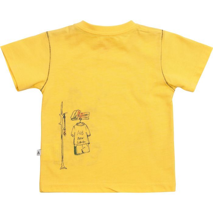 Футболка дитяча Aziz із собачками (16257-68B-yellow) зображення 2