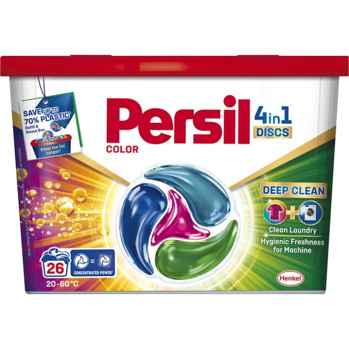 Капсули для прання Persil 4in1 Discs Color Deep Clean 40 шт. (9000101599497)