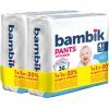 Підгузки Bambik Трусики 9-15 кг Розмір 4 2 х 36 шт (4823071664010)