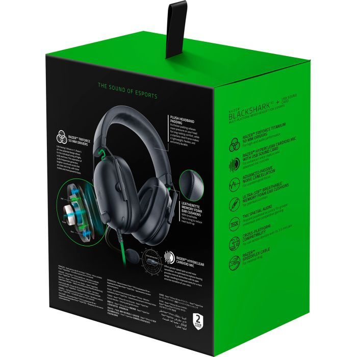 Наушники Razer BlackShark V2 X For PS5 Black (RZ04-03241000-R3G1) изображение 7