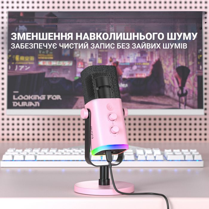 Мікрофон Fifine AM8W USB/XLR White (AM8W) зображення 7
