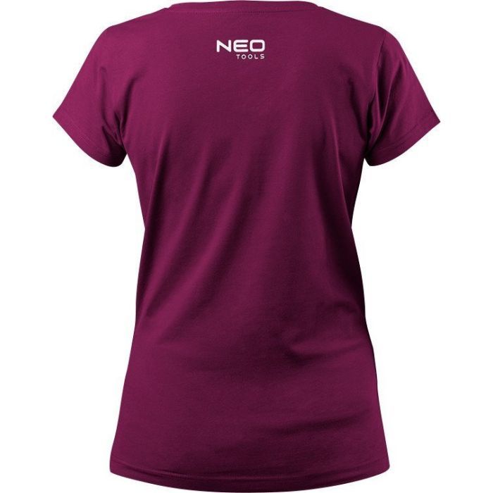 Футболка робоча Neo Tools Woman Line, 95% бавовна, L(40), бордовий (80-611-L) зображення 2