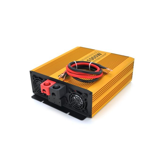 Автомобільний інвертор Mexxsun 12V/220V, 1000W з правильною синусоїдою (MXSPSW-1000-12S) зображення 2