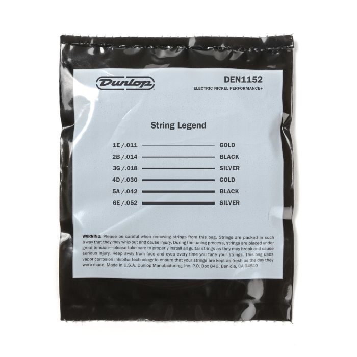 Струни для гітари Jim Dunlop Nickel Wound Electric Guitar Strings (11-52) (DEN1152) зображення 3