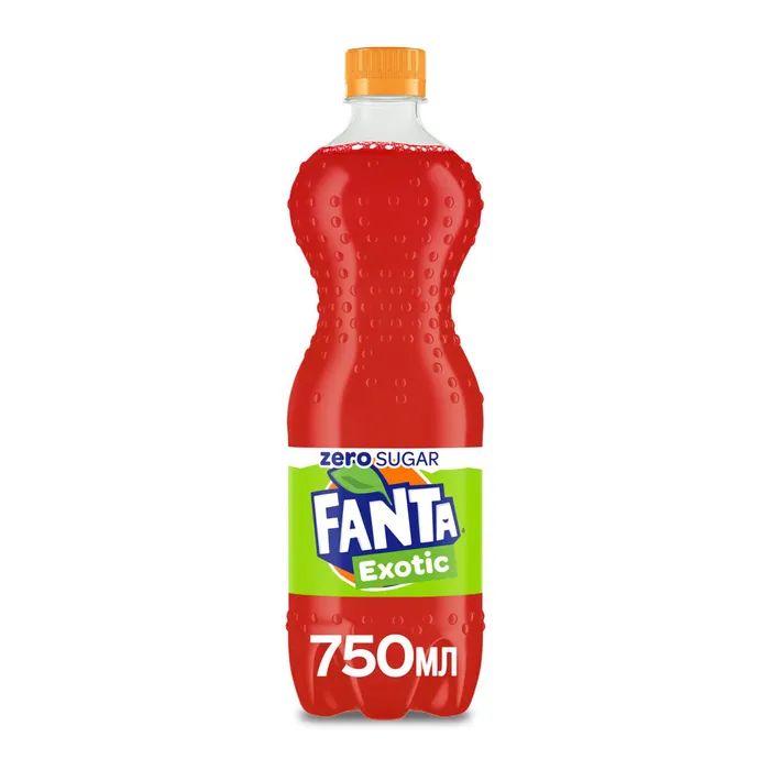 Напій Fanta Zero Sugar Exotic Безалкогольний сильногазований соковмісний 750 мл (5449000186379)