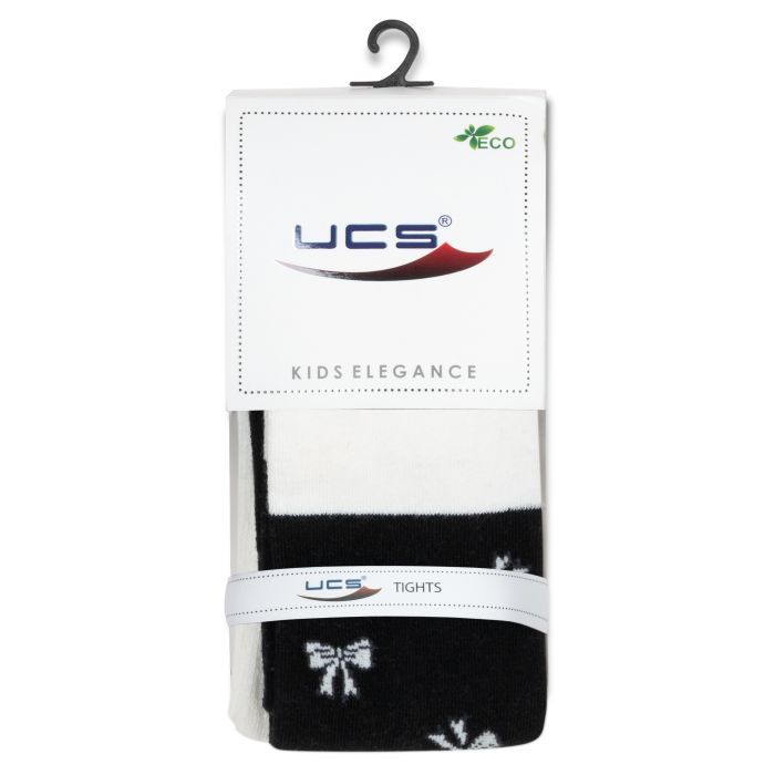 Колготки детские UCS Socks с бантиками (M0C0301-2290-5G-black) изображение 2
