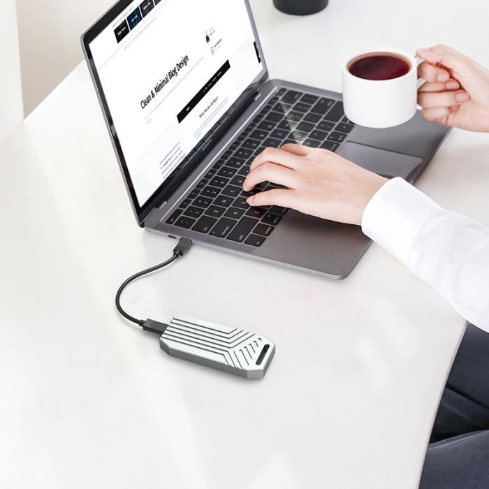 Карман внешний Maiwo M.2 SSD NVMe 2280 ч-з USB4.0 Type-C 40Gbps (K1695) изображение 10