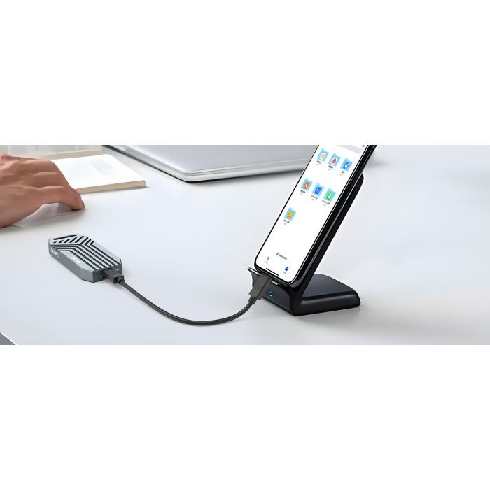 Карман внешний Maiwo M.2 SSD NVMe 2280 ч-з USB4.0 Type-C 40Gbps (K1695) изображение 12