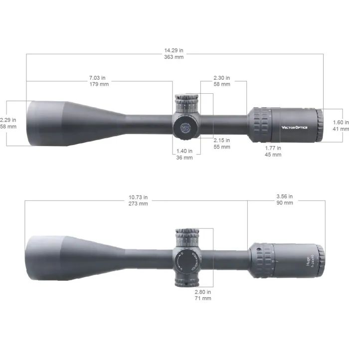 Оптический прицел Vector Optics Hugo 6-24x50 (25,4 мм) SFP (SCOL-31) изображение 12