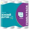 Туалетная бумага Ніжний дотик Cotton Touch 2 слоя 32 рулона (4820183972033)