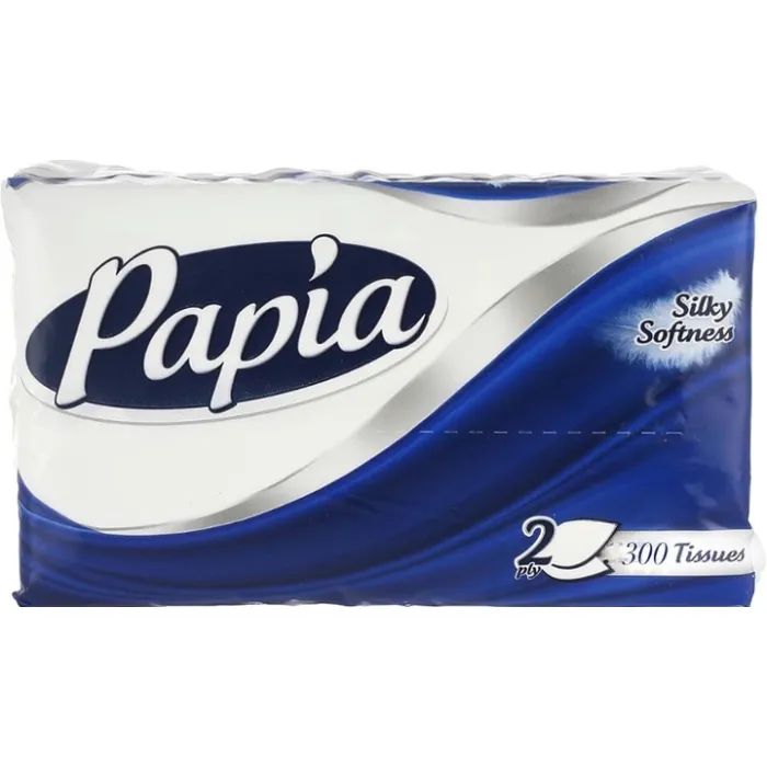 Салфетки косметические Papia 2 слоя 300 шт. (8690536025084)