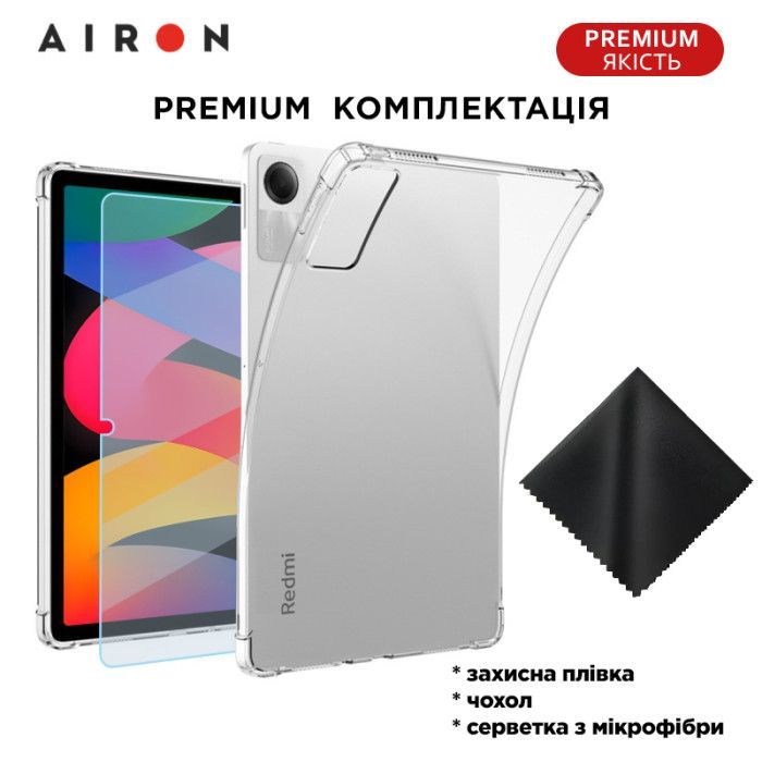 Чехол для планшета AirOn EVA Xiaomi Redmi Pad SE 11" 2023 transparent (4822352781140) изображение 6