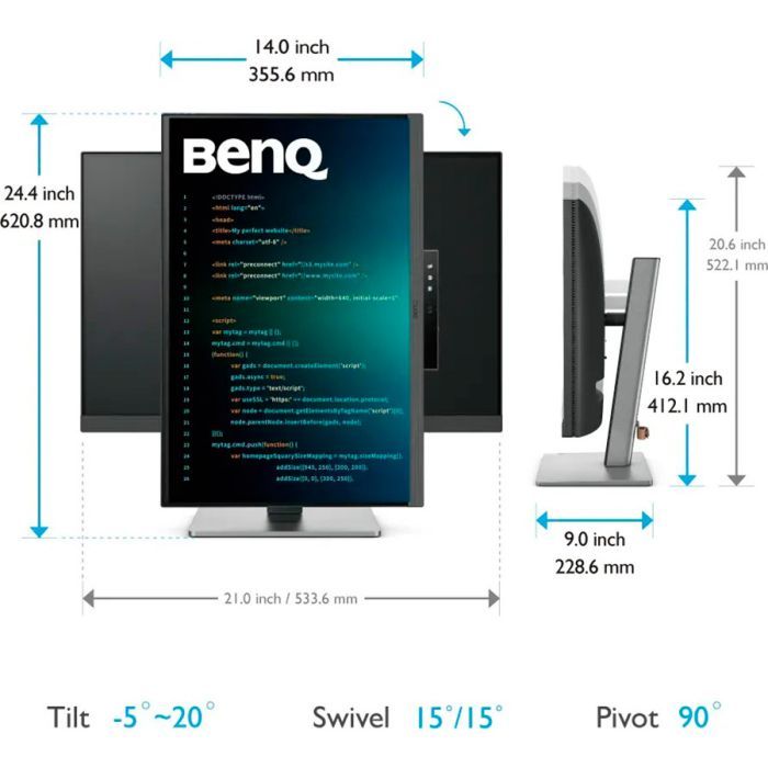 Монитор BenQ RD280U изображение 11