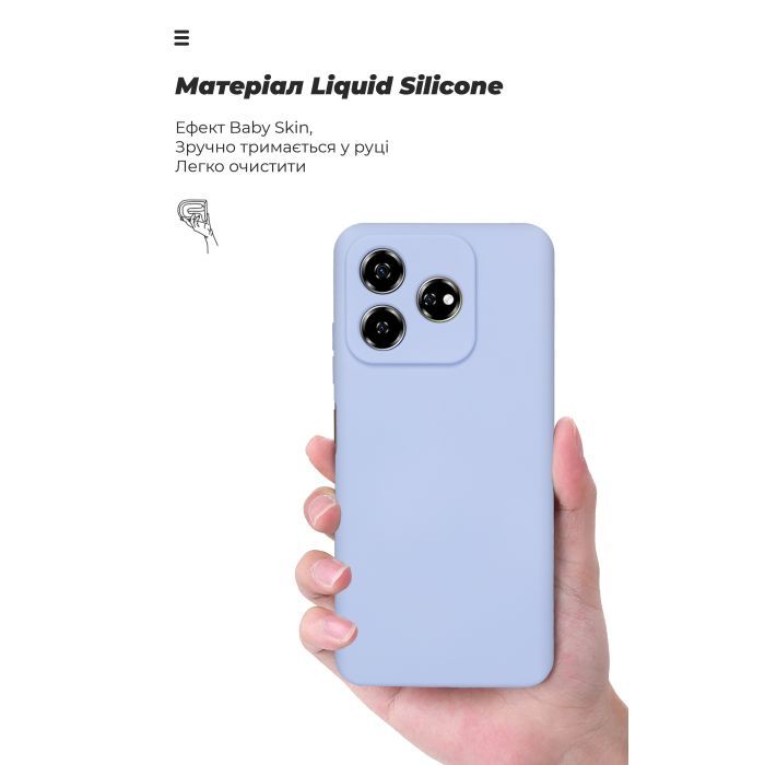 Чохол до мобільного телефона Armorstandart ICON ZTE Nubia V60 Camera cover Lavender (ARM78979) зображення 7