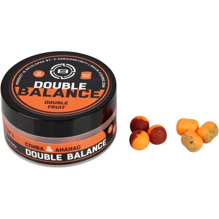 Бойл Brain Double Balance Double Fruit (cлива + ананас) 10+8х12mm (1858.21.73)