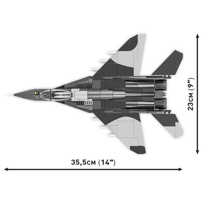 Конструктор Cobi Самолет МиГ-29 (UA/PL) Fulcrum, 550 деталей (COBI-5840) изображение 6