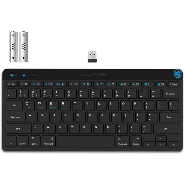 Клавиатура Jlab GO Bluetooth/Wireless Black (IEUKGOKEYBRBLK4) изображение 4