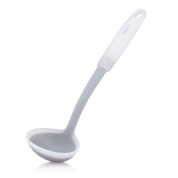 Половник Ardesto Fresh, 28.2см, силікон, пластик, сірий (AR1658G)