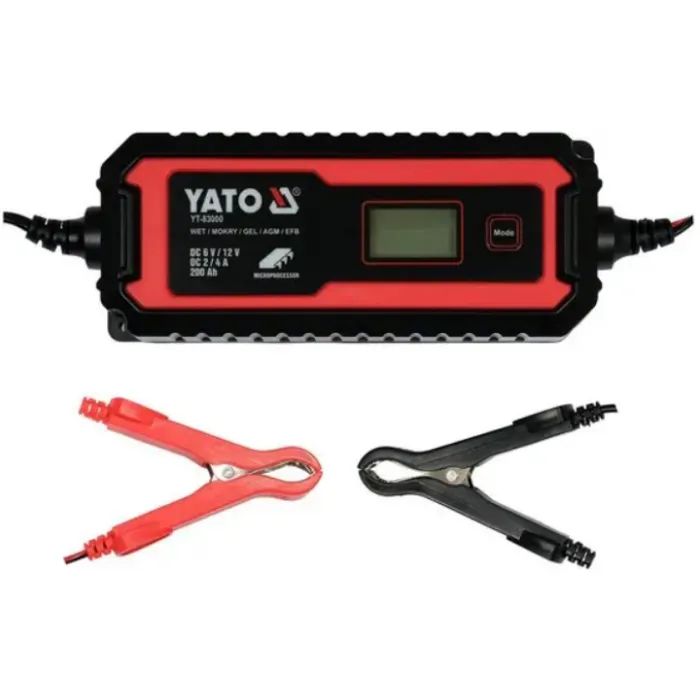 Зарядное устройство для автомобильного аккумулятора Yato YT-83001 изображение 5