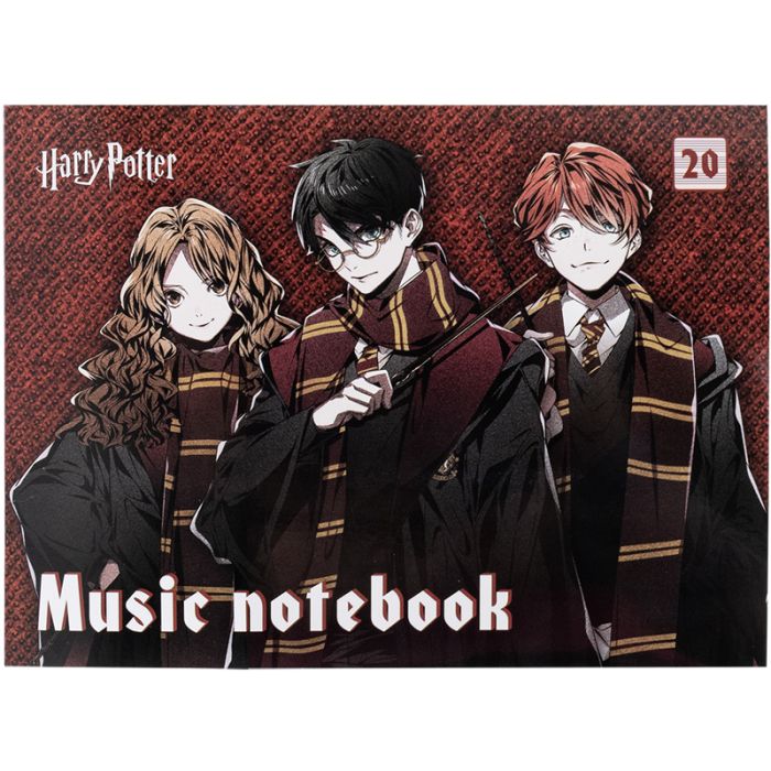 Зошит Kite для нот Harry Potter А5, 20 аркушів (HP25-405)