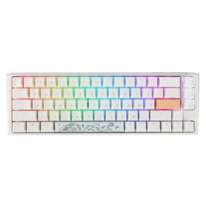 Клавіатура Ducky One 3 SF Cherry MX Red RGB UA USB Black (DKON2167ST-RUAPXCLAWSC1)