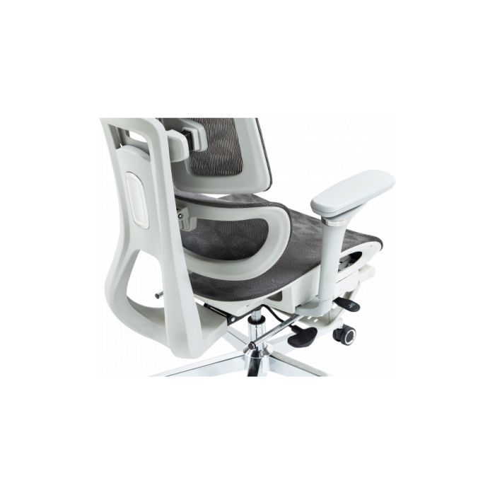 Офисное кресло GT Racer B-2450 White/Gray изображение 10