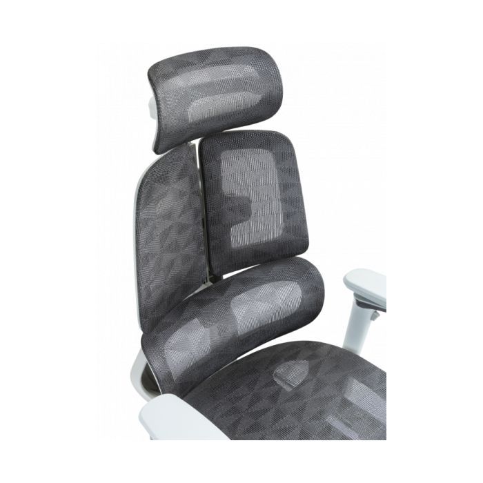 Офисное кресло GT Racer B-2450 White/Gray изображение 11