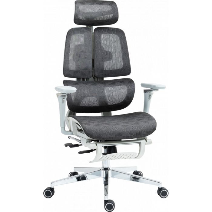 Офисное кресло GT Racer B-2450 White/Gray