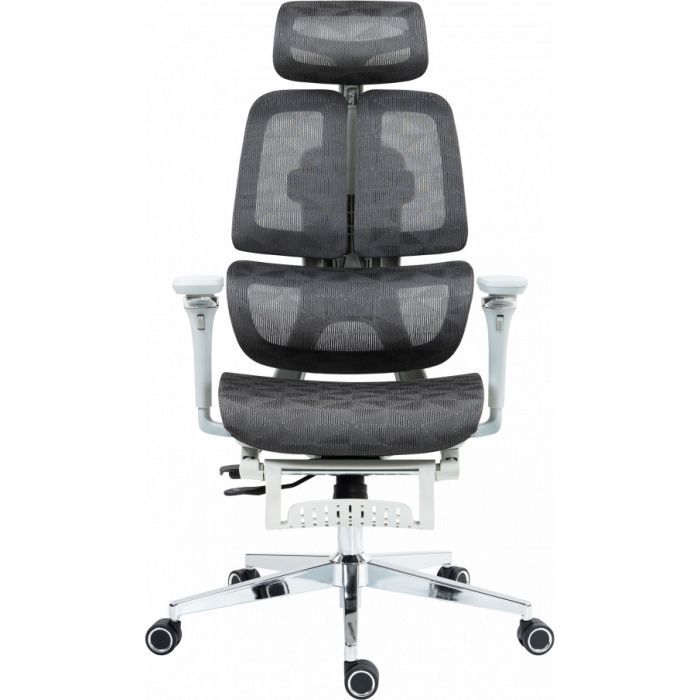 Офисное кресло GT Racer B-2450 White/Gray изображение 3