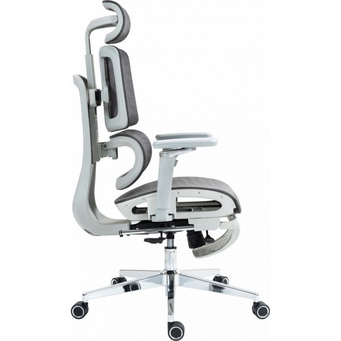 Офисное кресло GT Racer B-2450 White/Gray изображение 5